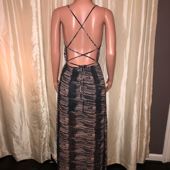 Black/mauve  Dress - Picture 5 of 7